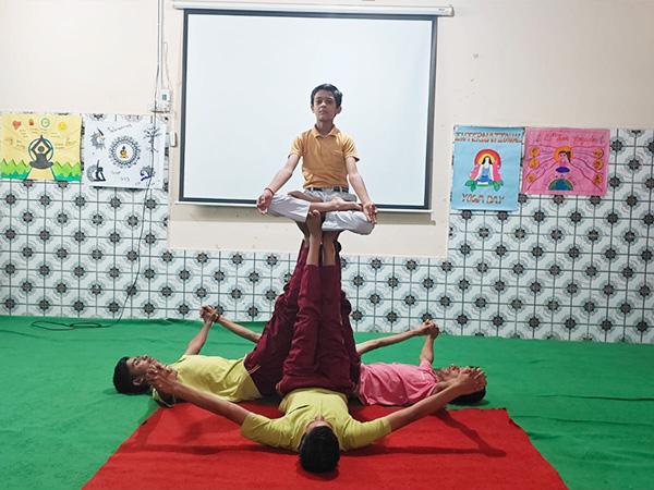 Yoga Day - Teachers and Students Together